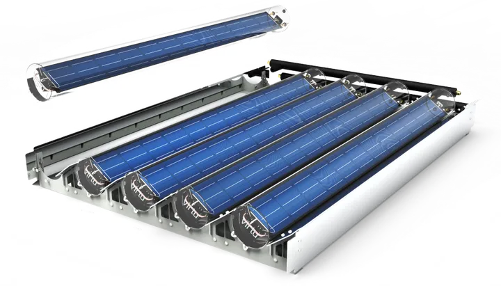 Naked Energy Virtu evacuated-tube PV-T collector
